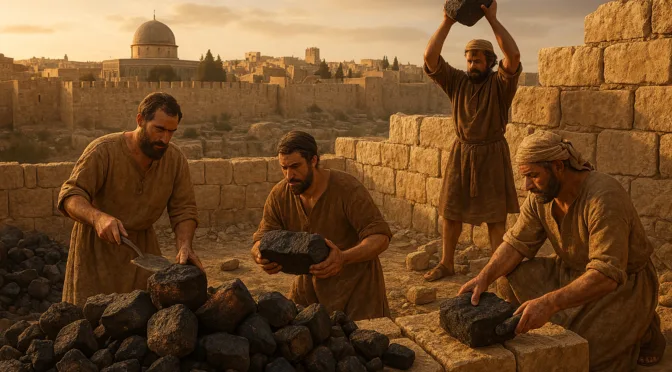 Rebuilding with Burnt Stones